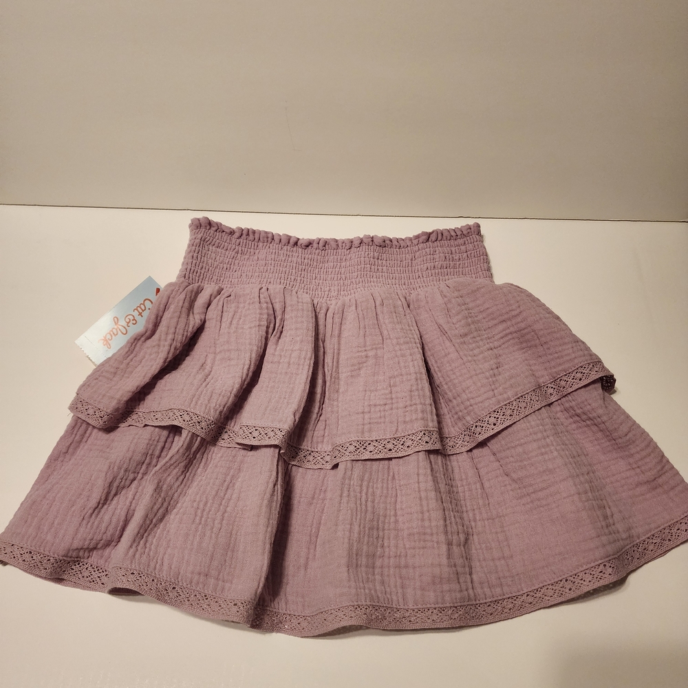 Cat & Jack Lavender Tiered Skort